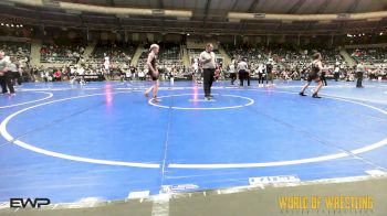 100 lbs Consi Of 16 #2 - Cash Howard, Coweta Tiger Wrestling vs Liam LaForge, Mat Assassins