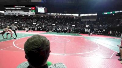 122 lbs Champ. Round 1 - Jacob Acevedorena, Unattached vs Loagan McKinley, SYWA