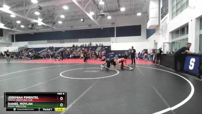 215 lbs 1st Place Match - Daniel Moylan, Poway Wrestling vs Jeremiah Pimentel, Temple Wrestling Club