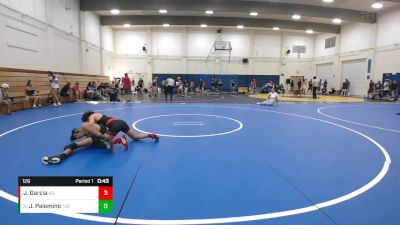 126 lbs Cons. Round 5 - Javian Palomino, The Snake Pit vs Josue Garcia, SoCal Grappling