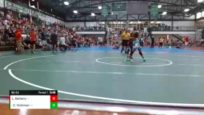 60-64 lbs Round 2 - Calli Hickman, Lion`s Den Wrestling Academy vs Londyn Bellamy, Force Elite