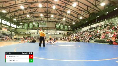 61-65 lbs 1st Place Match - Isaiah Carroll, Little Giant WC vs Jordan Benefiel, NWo Wrestling Club