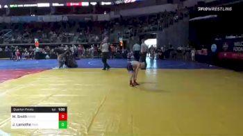 52 lbs Quarterfinal - Malaki Smith, Webb City Youth Wrestling vs Jacobey Lamothe, Takedown Express Wrestling Club