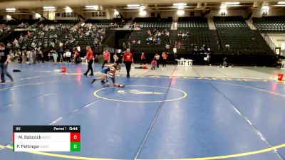 90 lbs 7th Place Match - Miles Babcock, Broken Bow Wrestling Club vs Preston Pettinger, GRIT Athletics Wrestling Club