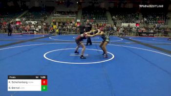 110 lbs Final - Kristen Schellenberg, Nebraska Wrestling Academy vs Brissa Bernal, Lady Outlaws