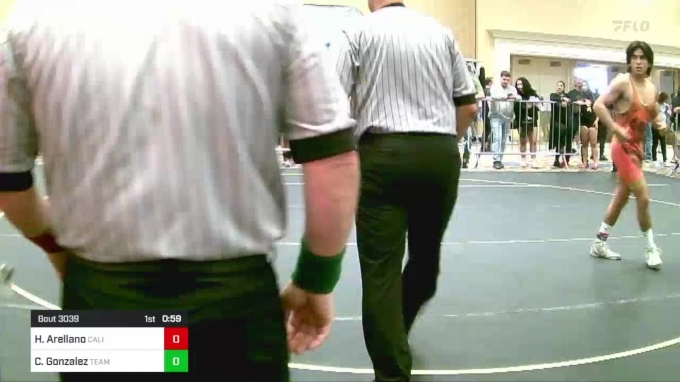 132 lbs Consi Of 16 #2 - Henry Arellano, California Grapplers vs Carson ...