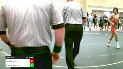 132 lbs Consi Of 16 #2 - Henry Arellano, California Grapplers vs Carson Gonzalez, Team So-Cal WC