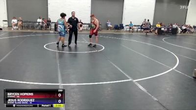 250 lbs Round 2 (6 Team) - Brycen Hopkins, Kansas vs Jesus Rodriguez, Rhode Island White