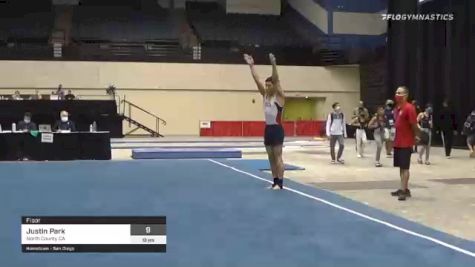 Justin Park - Floor, North County CA - 2021 USA Gymnastics Development Program National Championships