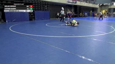 100 lbs Round Of 16 - Nolan Wright, Milton vs Cayden Barry, Allison Park