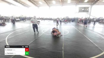 150 lbs Rr Rnd 3 - Xzavier Salazar, New Mexico Bad Boyz vs Joshua Pacheco, X-Clusive Wrestling