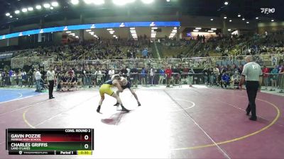 132 2A Cons. Round 2 - Charles Griffis, Land O`Lakes vs Gavin Pozzie, Parrish High School