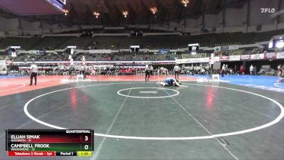 175 lbs Quarters & Wb (16 Team) - Elijah Simak, Nazareth vs Campbell Frook, Woodgrove