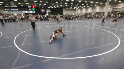 75 lbs Champ. Rd Of 64 - Wyatt Brown, Open Mats Wrestling Club vs Wyatt McClain, Demolition Wrestling Club