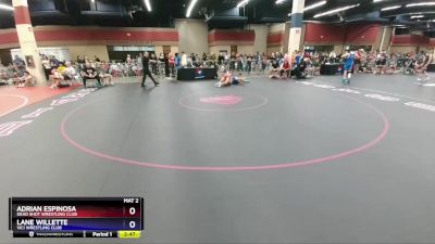 165 lbs Cons. Round 2 - Adrian Espinosa, Dead Shot Wrestling Club vs Lane Willette, Vici Wrestling Club