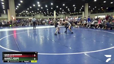 106 lbs Round 1 (6 Team) - Barrett Adams, Team Palmetto State vs Gavin Schexneider, Refinery WC