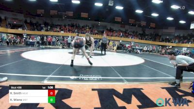 170 lbs Rr Rnd 2 - Ryker Smith, Weatherford Youth Wrestling vs Kaiden Wiens, Smith Wrestling Academy