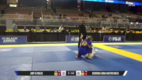 Deborah Luisa Gautier Meza vs Amy K Fidelis 2025 Pan Jiu Jitsu IBJJF Championship
