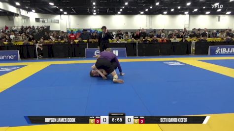 Seth David Kiefer vs Brycen James Cook 2025 World IBJJF Jiu-Jitsu No-Gi Championship