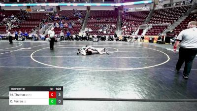 133 lbs Round Of 16 - Mason Thomas, Bethlehem Catholic vs Clayton Ferree, Central Dauphin