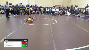 45 lbs Rr Rnd 5 - Luca Croteau, ACES K-4 vs Rhett Jenkins, Buffalo Valley K-4