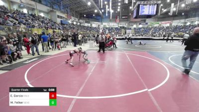 58 lbs Quarterfinal - Edgar Garcia, Colorado Outlaws vs Macoy Felker, Severance WC