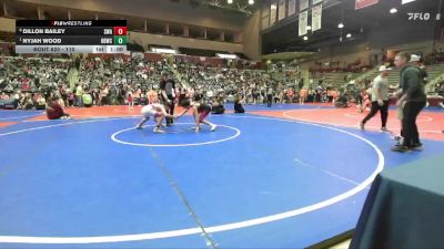 110 lbs Quarterfinal - Nyjah Wood, Honey Badger Wrestling Club vs Dillon Bailey, Spartan Wrestling Academy