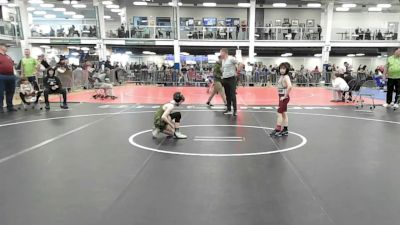 69 lbs Round Of 16 - Ryan Sateriale, Dedham vs Luke Donaruma, Smittys Wrestling Barn