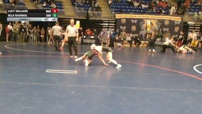 75 lbs Consy 4 - Lucy Williard, Manheim Twp. vs Ella Saussol, Canon-McMillan