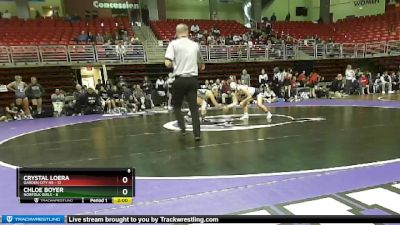 115 lbs Round 6 (8 Team) - Crystal Loera, Garden City HS vs Chloe Boyer, Norfolk Girls