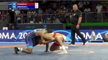 60 kg 1/4 Final - Mukul Chauhan, India vs Abolfazl Mirshekar, Iran