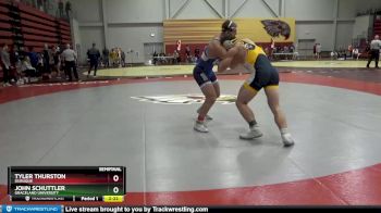 197 lbs Semifinal - Tyler Thurston, Dubuque vs John Schuttler, Graceland University