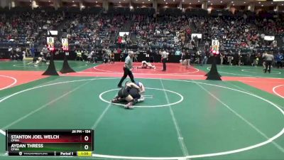 154 lbs Quarterfinal - Stanton Joel Welch, CPWA vs Aydan Thress, CPWA