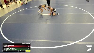 119 lbs Quarterfinal - Armani Dewey, Wayzata Youth Wrestling vs Kadin Martin, Minnesota