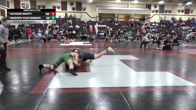 JV-37 lbs 1st Place Match - Kristoff Plettenberg, Iowa City, West vs Jackson Beatty, Independence