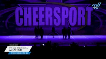 Five Star Athletics MA - Agent Red [2025 L1.1 Senior - PREP - D2 Day 1] 2025 CHEERSPORT National All Star Cheerleading Championship