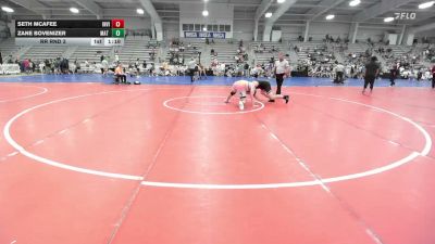 160 lbs Rr Rnd 3 - Seth McAfee, Invicta Wrestling Academy - HSB vs Zane Bovenizer, Mat Warriors White HS - HSB