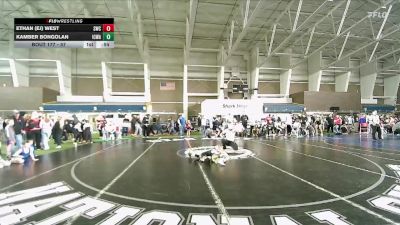 57 lbs Cons. Round 1 - Ethan (EJ) West, Shootbox Wrestling Club vs Kamber Bongolan, Iron County Wrestling Academy