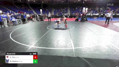 132 lbs Round Of 64 - Callan Flis, Milford [MA] vs Matthew Bolduc, Methuen