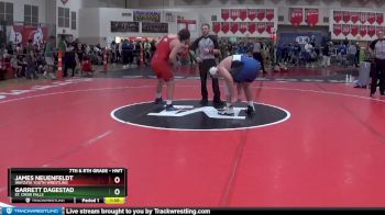 Round 1 - Garrett Dagestad, St. Croix Falls vs James Neuenfeldt, Wayzata Youth Wrestling
