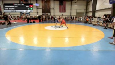 170 lbs Rr Rnd 2 - Braxton Mcavey, Wrecking Crew Wrestling Club vs Taye Wilson, Flickr Boyz Daifugo
