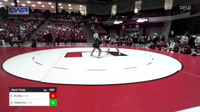 135 lbs Semifinal - Emerson Pulley, Searcy High School vs Alexi Valencia, Perry Girls Wrestling Club