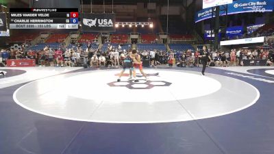 150 lbs Cons. Sub-rd Of 16 - Miles Vander Velde, IA vs Charlie Herrington, CA
