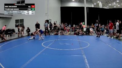 76 lbs Round 1 (4 Team) - Eric McQueen, PA East Lightning vs Tyler San Souci, CTWHALE ORCA