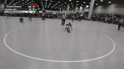 56 lbs Champ. Rd Of 16 - Joaquin Vasquez, Steel City Reloaded Wrestling Club vs Maxwell Roy, Standfast Wrestling Club