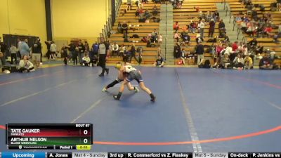 70 10U Cons. Semi - Tate Gauker, Mankato vs Arthur Nelson, Blaine Wrestling