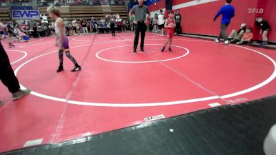 55-58 lbs Consolation - Hunter Clarke, Claremore Wrestling Club vs Lexton Manning, Bristow Youth Wrestling