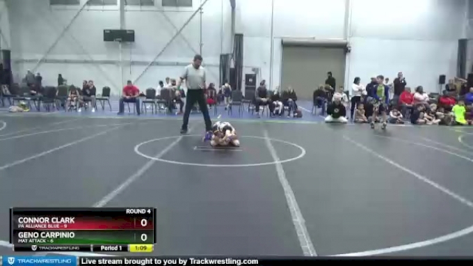 60 lbs Round 4 (8 Team) - Geno Carpinio, Mat Attack vs Connor Clark, PA ...