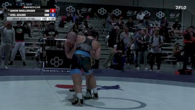 77 kg Champ. Rd Of 16 - Jadon Skellenger, Lehigh Valley Wrestling RTC vs Joel Adams, Beaver Dam Wrestling Regional Training Center