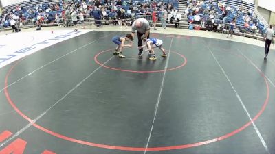 12U Boys - 67 lbs Champ. Round 1 - Jamie Arnold Jr., Contenders Wrestling Academy vs Roc Rhees, Greater Heights Wrestling